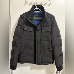 Men’s RW&Co Down/Wool convertible jacket